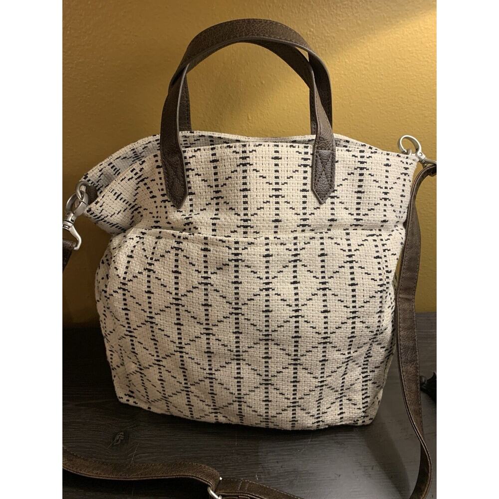 Thirty-One Black and White Shoulder Bag - Picture 2 of 14